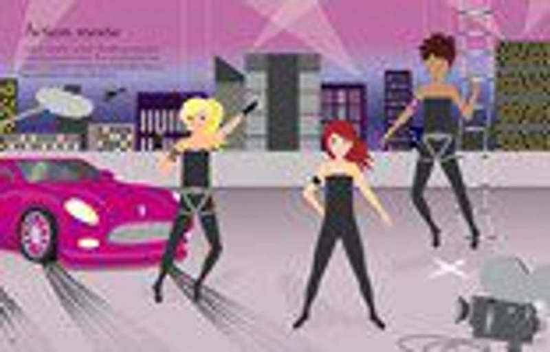 Sticker Dolly Dressing Movie Stars - English Edition