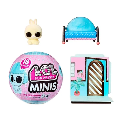 Minis L.O.L. Surprise! avec 5+ surprises - petits animaux pelucheux, collectionnez-les pour bâtir une minuscule maison
