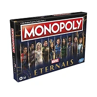Monopoly : édition Marvel Studio's Eternals, jeu de plateau pour les fans de Marvel, jeu pour enfants - Édition anglaise