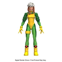Marvel Legends figurine Rogue avec design premium, 2 accessoires et 1 pièce Build-a-Figure