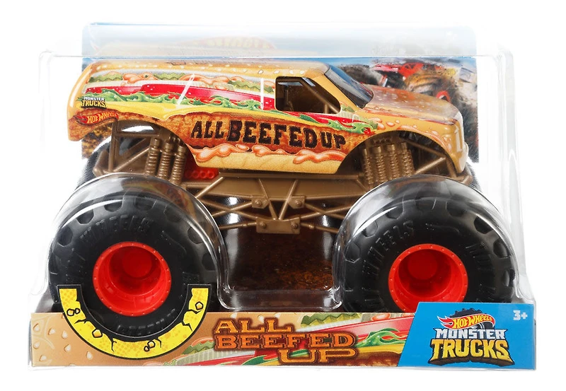 Hot Wheels - Monster Trucks - Véhicule All Beefed Up - Édition anglaise