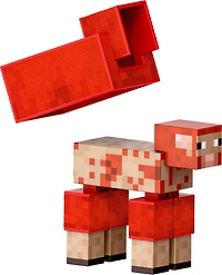 Minecraft Diamond Level Sheep Action Figure & 3 Accessories, 5.5-inch Collector Scale