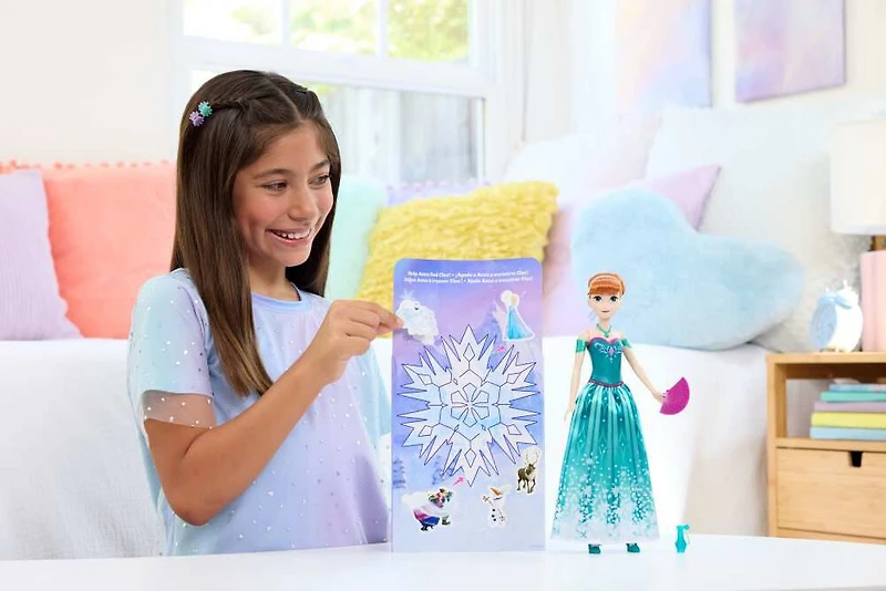 Disney La Reine des Neiges SPIN & Reveal Poupée mode Anna