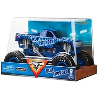 Monster Jam, Monster truck Blue Thunder officiel, véhicule en métal moulé à collectionner