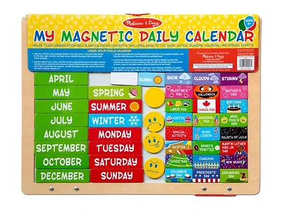 Mon calendrier quotidien magnétique