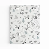 Koala Baby Lot de 1 drap de parc en flanelle Motif renard
