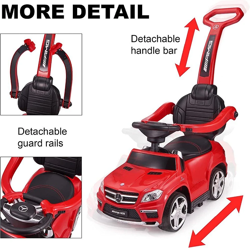 Voltz Toys Mercedes-Benz AMG GL63 4-en-1 voiture à pédales