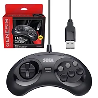 Sega Genesis Controller Black