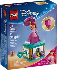 LEGO Disney Princess Twirling Ariel Building Toy - Little Mermaid Toy for Fans of Movie - 43259