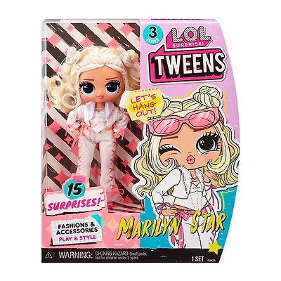 Poupée-mannequin LOL Surprise Tween de la série 3, Marilyn Star, avec 15 surprises