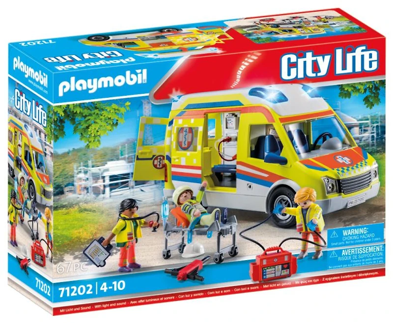 Playmobil - Ambulance avec effets lumineux et sonore
