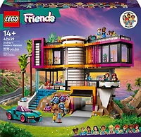 LEGO Friends Andrea's Modern Mansion Doll House - 4 Story Toy House Building Set for Kids - 42639