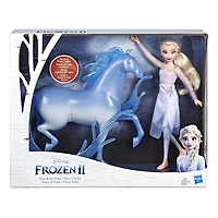 Disney Frozen - Poupée mannequin Elsa et la figurine Nokk