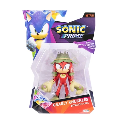 Figurine Sonic Prime de 5 pouces - Gnarly Knuckles 