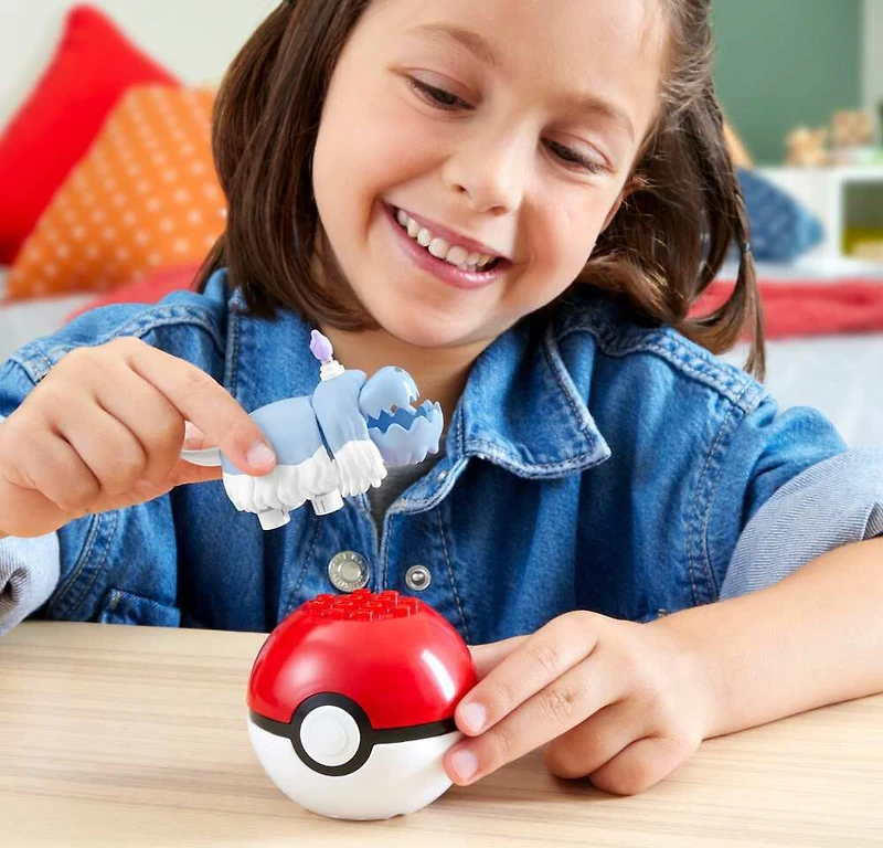 MEGA Pokémon Greavard Building Toy Kit, Poseable Action Figure (28 Pieces) for Kids