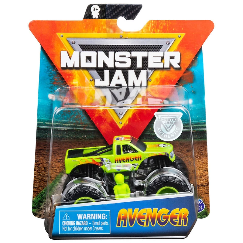 Monster Jam, Official Avenger Monster Truck, Die-Cast Vehicle, Legacy Trucks Series, 1:64 Scale