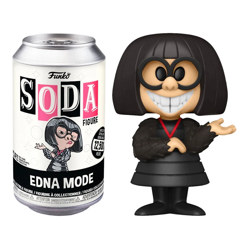 Figurine en Vinyle Edna Mode par Funko SODA! Incredibles