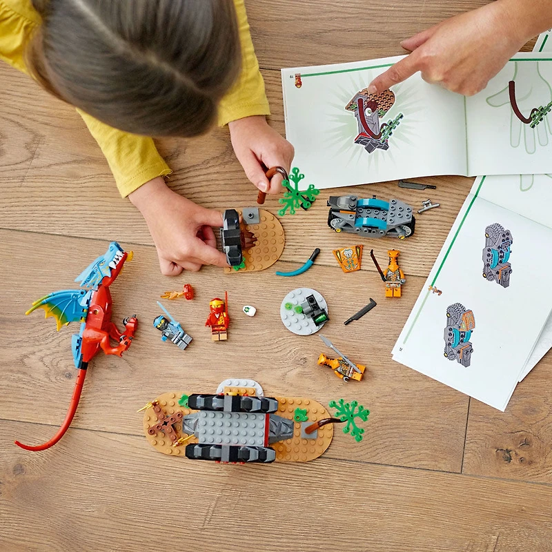 LEGO NINJAGO Le temple du dragon ninja71759 Ensemble de construction (161 pièces)