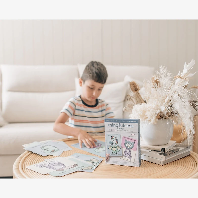 Mindful Living Mindfulness Friends Cards - English Edition