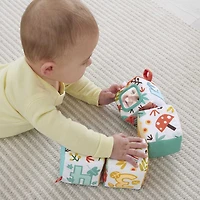 Fisher-Price - Cubes douceur amusants, reliés, activités sensorielles