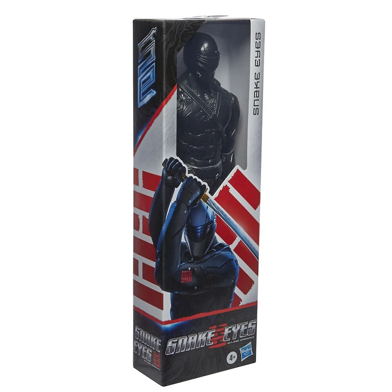 Snake Eyes: G.I. Joe Origins, figurine de collection Snake Eyes de 30 cm avec épée ninja