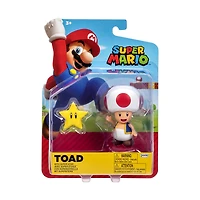 Figurine Nintendo de 4 pouces - Toad avec super étoile