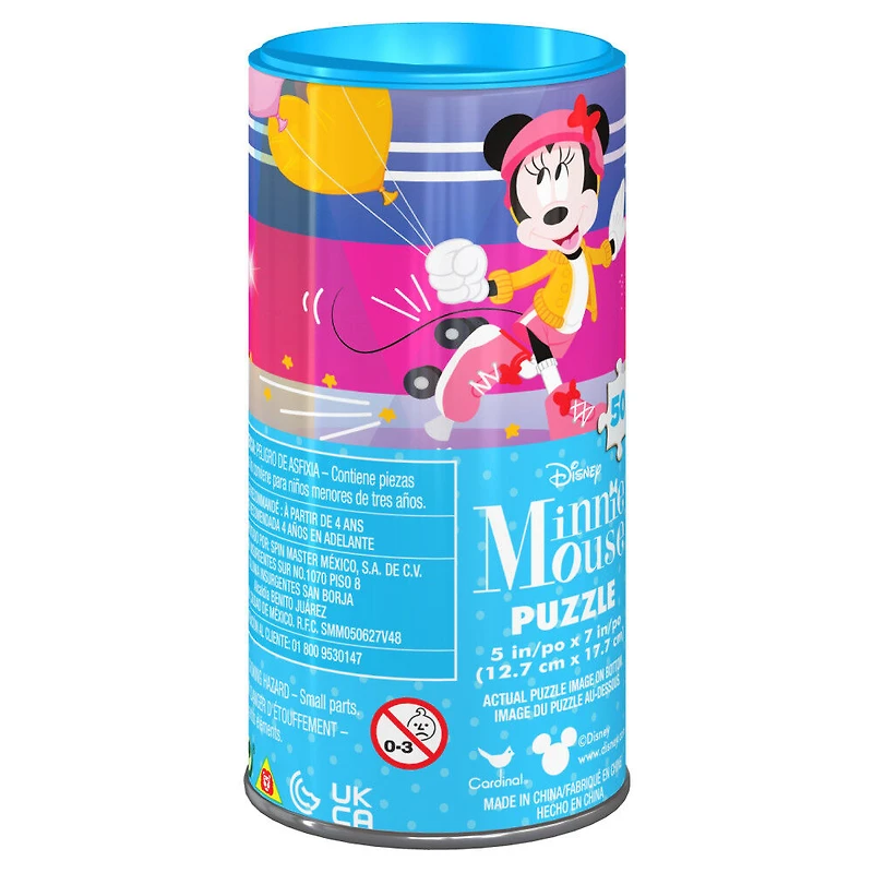 Minnie Mouse, Puzzle dans un tube
