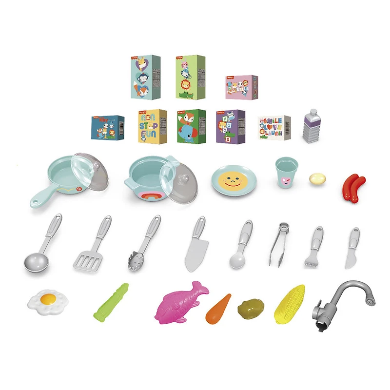 Cuisine Fisher-Price avec 32 accessoires