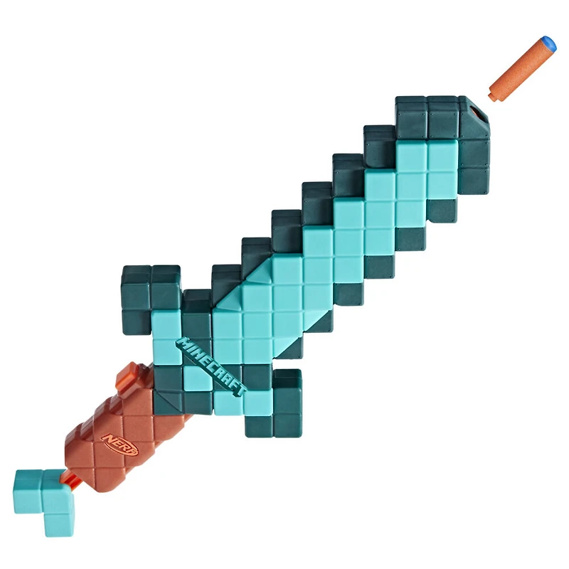 Nerf Minecraft, Épée à fléchettes, 8 fléchettes Nerf N1
