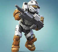 Mega Halo Heroes Series 14 Spartan Trailblazer Micro Action Figure, Building Toys for Kids