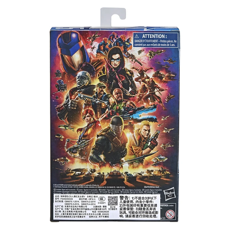 G.I. Joe Classified Series, figurine articulée Scarlett Field Variant 05 de qualité, 15 cm