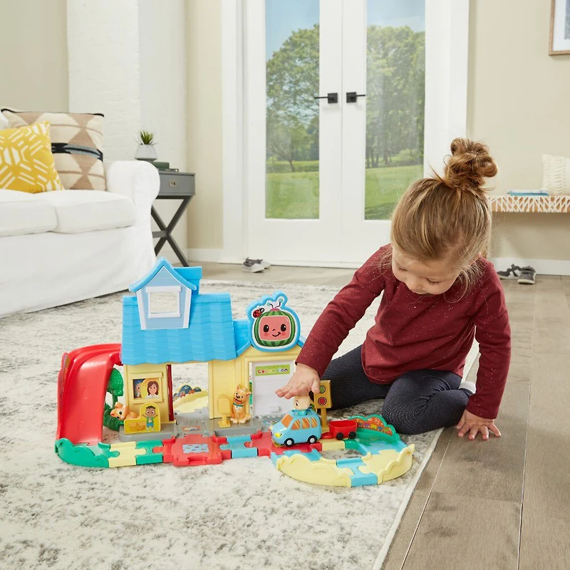 VTech CoCoMelon Tut Tut Bolides - La maison à surprises de Jay Jay - Édition française