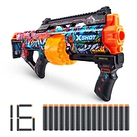 X-Shot Skins Last Stand Dart Blaster - Graffiti (16 fléchettes) par ZURU