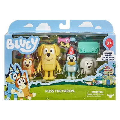 Bluey S9 Figure 4Pk Pass The Parcel