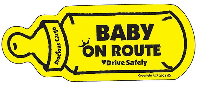 Baby On Route - Magnets - Baby Bottles - Assorted Colours - 1 per purchase