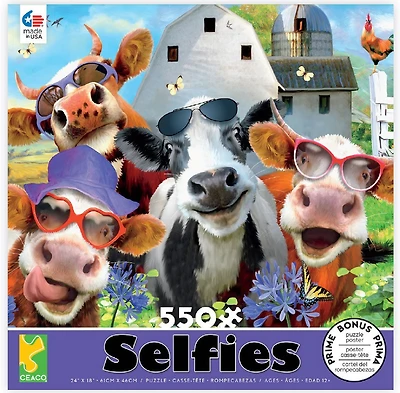 Ceaco Selfies - Udderly Cool casse-tête 550 pc