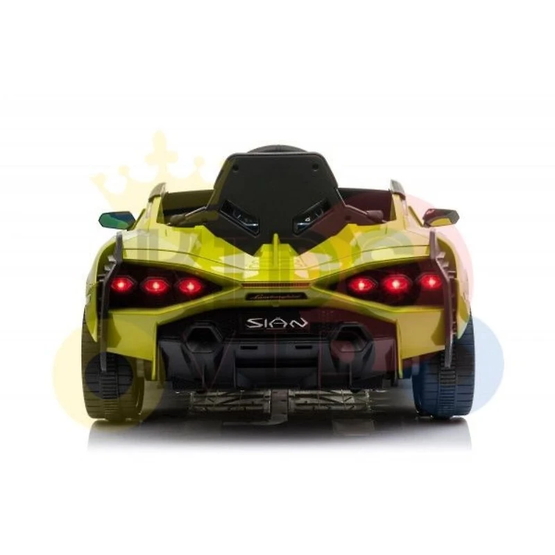 KidsVip 12V Enfants et Tout-Petits 4x4 Lamborghini Sian Edition Voiture Eléctrique avec Commande à Distance - Vert - Édition anglaise