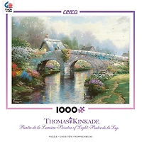 Ceaco - Thomas Kinkade Casse-Tête 1000 Morceaux - Pont Fleuri