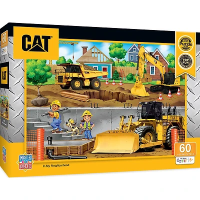 Masterpieces Puzzle Company CAT - In My Neighborhood 60 Piece Kids Puzzle - English Edition