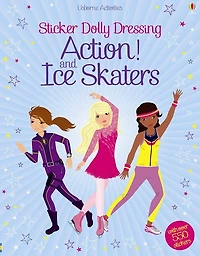 Sticker Dolly Dressing Action and Ice Skaters - English Edition