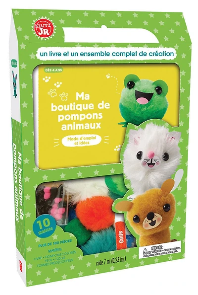 Klutz JR : Ma boutique de pompons animaux - Édition française