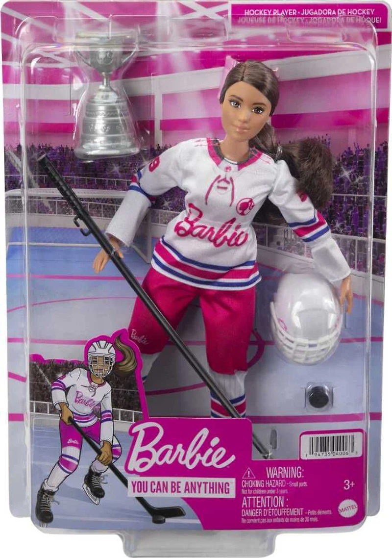 Barbie- Poupée - Joueuse de hockey