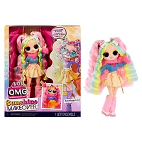 Poupée-mannequin LOL Surprise OMG Sunshine MakeoverMC, Bubblegum DJ, avec caractéristiques à couleur changeante