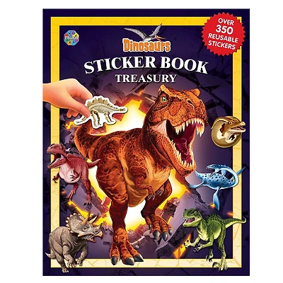 Dinosaurs Sticker Book Treasury - Édition anglaise