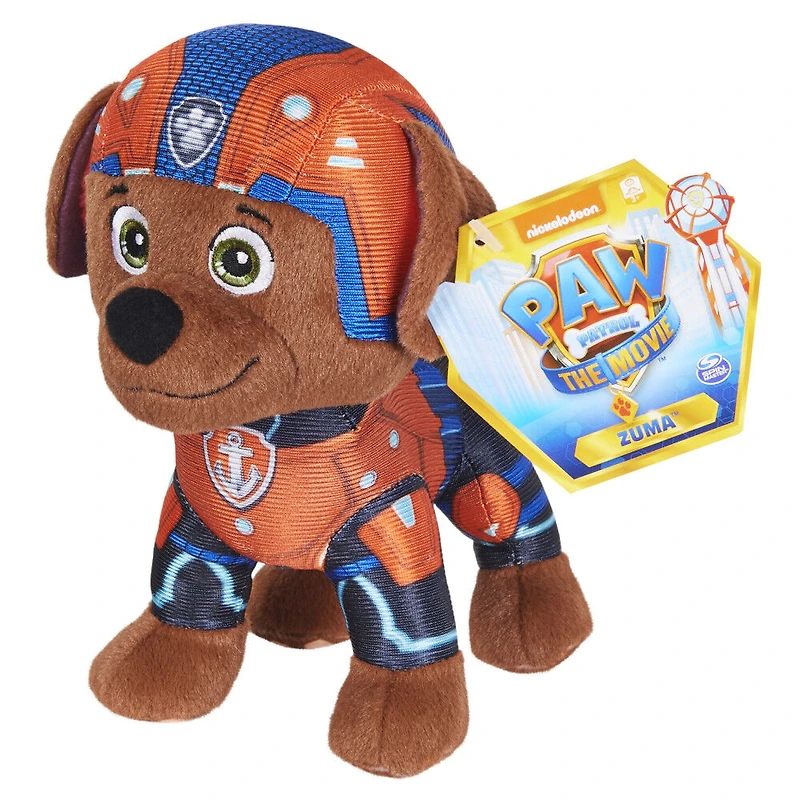 PAW Patrol, Peluche Zuma du film, 20,3 cm