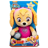 PAW Patrol, Peluche Stella à câliner avec lampe torche et effets sonores