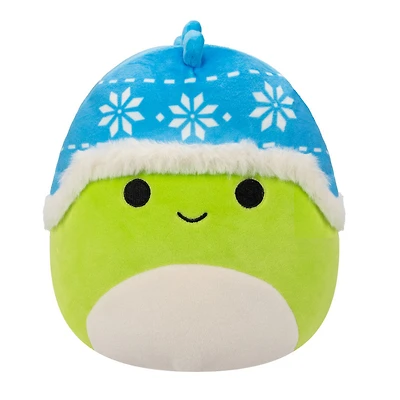 Squishmallows 5" - Danny le dinosaure vert avec chapeau bleu