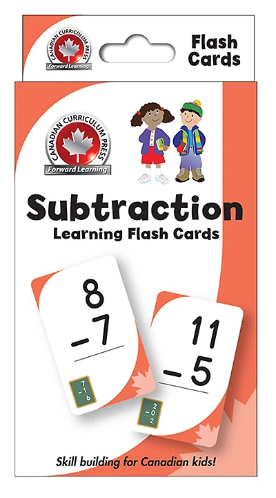 Cartes éclair pour apprendre la soustraction