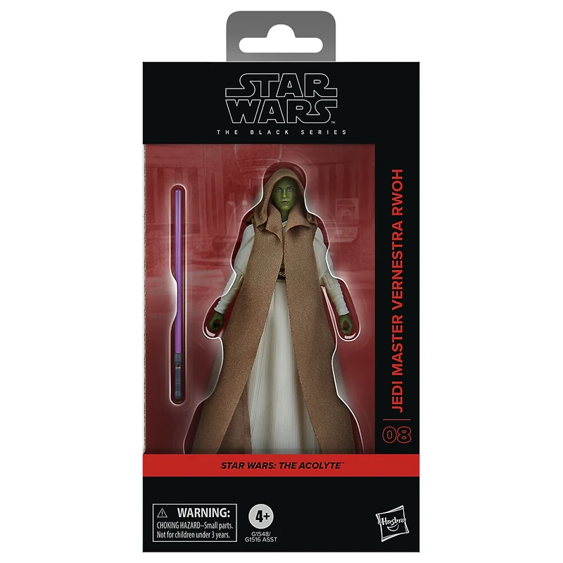 Star Wars The Black Series Jedi Master Vernestra Rwoh, Star Wars: The Acolyte Collectible 6 Inch Action Figure