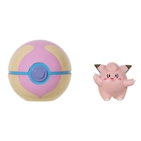 Pokémon Clip 'N' Go - Mélofée et Soin Ball (Clefairy & Heal Ball)